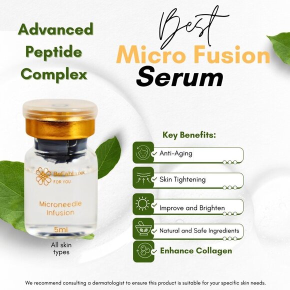 Micro-Infusion System Face, Lips (1Micro Tool + 2Serums) Antiaging Derma Stamp - Picture 9 of 10